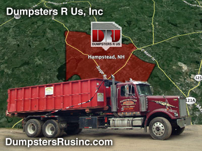 Dumpster rental Hampstead, New Hampstead provided by Dumpsters R Us, Inc.