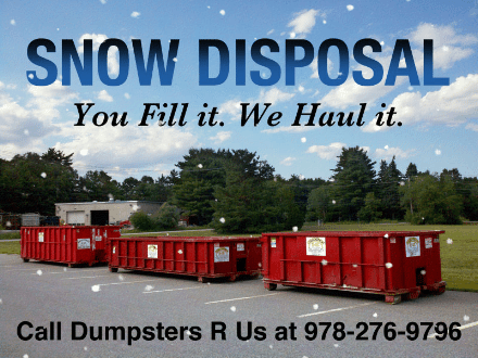 Snow disposal service in Massachusetts.
