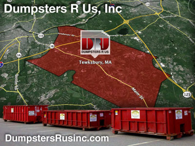 Dumpster rental MA. Tewksbury, MA Dumpster rentals by Dumpsters R Us, Inc. 