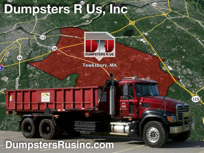 Dumpster rental in Tewksbury, MA. Dumpsters R Us, Inc dumpster rentals