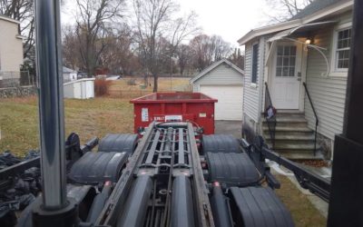 30 yard dumpster rental for garage and house cleanout in Methuen, MA