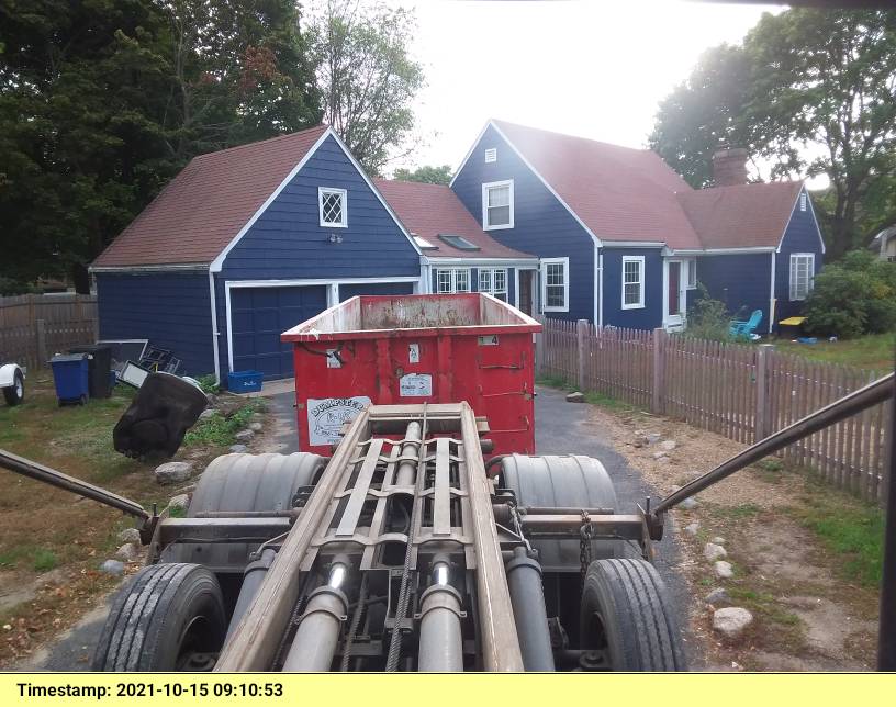 30 Yard 5 Ton Dumpster for Garage and House clean out in Marblehead, MA.