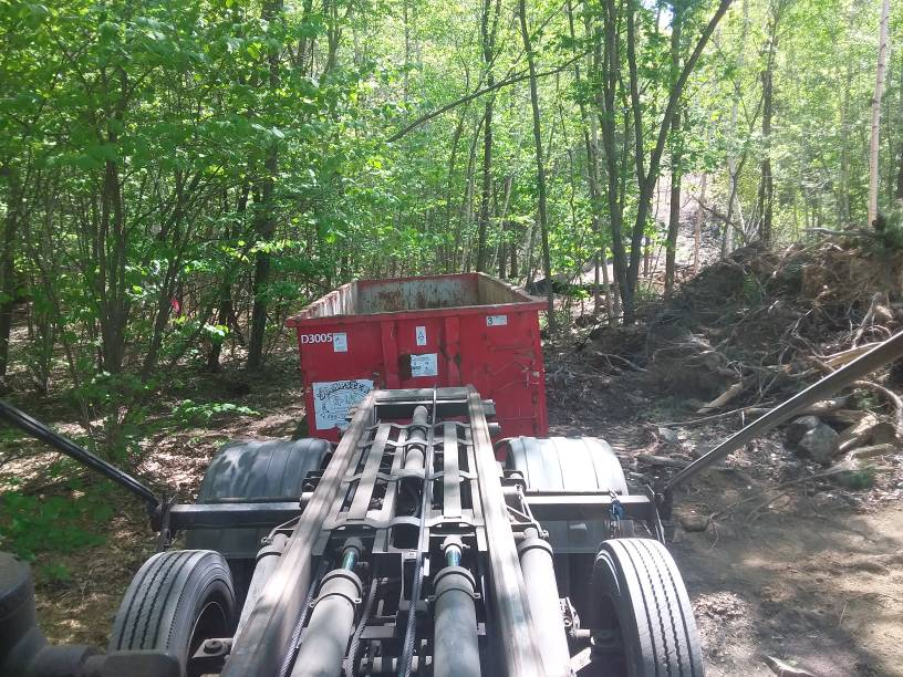 30 yard dumpster rental to get rid of stumps in Haverhill