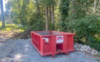 Masonry company rented a 10 yard dumpster in Pelham NH