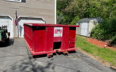 15 yard dumpster rental in Windham, NH for a household clean out.