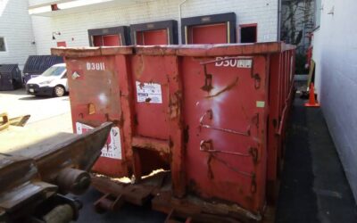 30 Yard 4 ton Dumpster swapped out in Somerville, MA for a construction project.