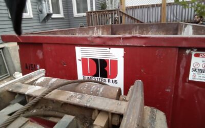 15 yard dumpster delivered in Reading, MA for a house cleanout.