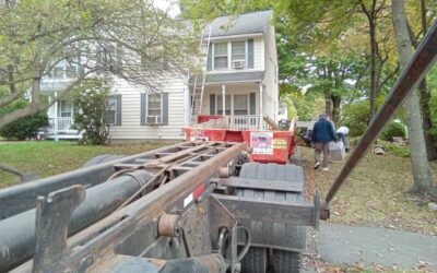 15 yard dumpster rental limit delivered in Haverhill, MA for junk removal.