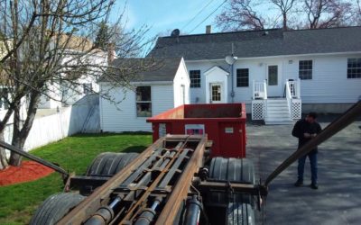15 yard dumpster rental for house clean out in Methuen, MA.