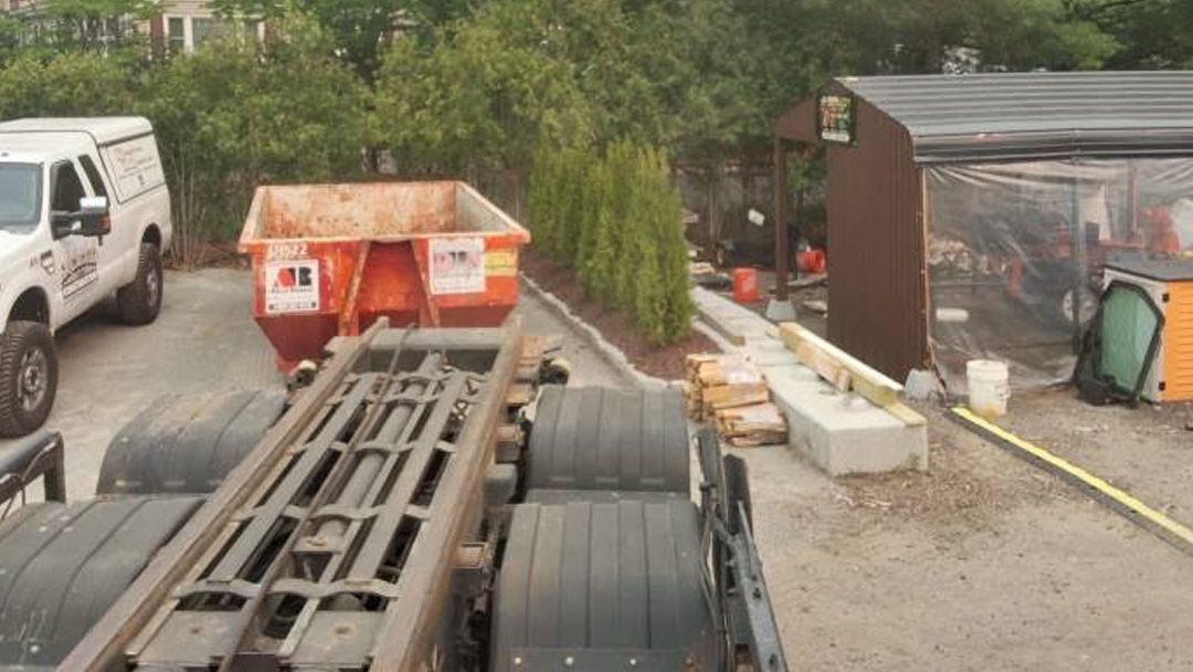 15-Yard Dumpster Delivery for a Remodeling Project in Tewksbury, MA