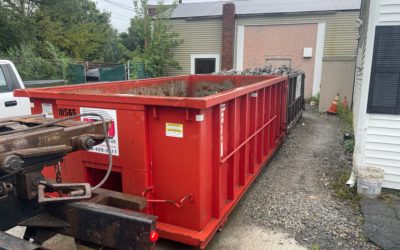 15 yard ABC dumpster rented in Stoneham, MA