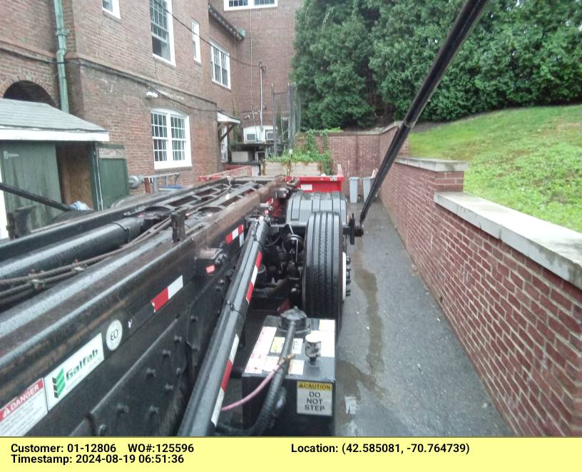 10 yard dumpster with a 1.5 ton max delivered in Manchester, MA for a clean-out