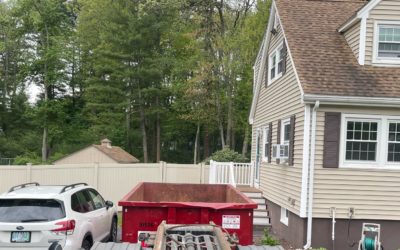 15 yard dumpster rental in Andover, MA for yard waste