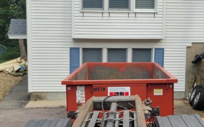 15 yard dumpster rental for a house cleanout in Lynnfield, MA