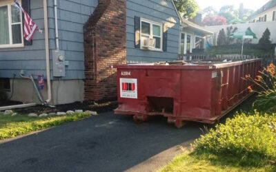 20 Yard Dumpster Rental Pickup in Salem, MA for a Garage Clean-out