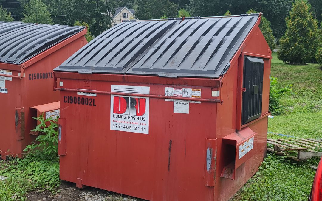 8 yard Commercial Dumpster with weekly service in Andover, MA