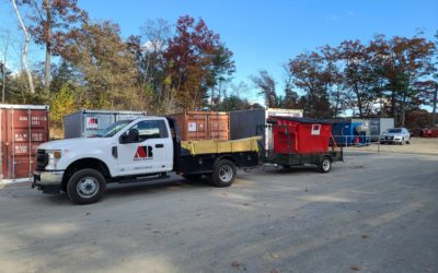 4 yard dumpster – Delivery to Chelmsford, MA