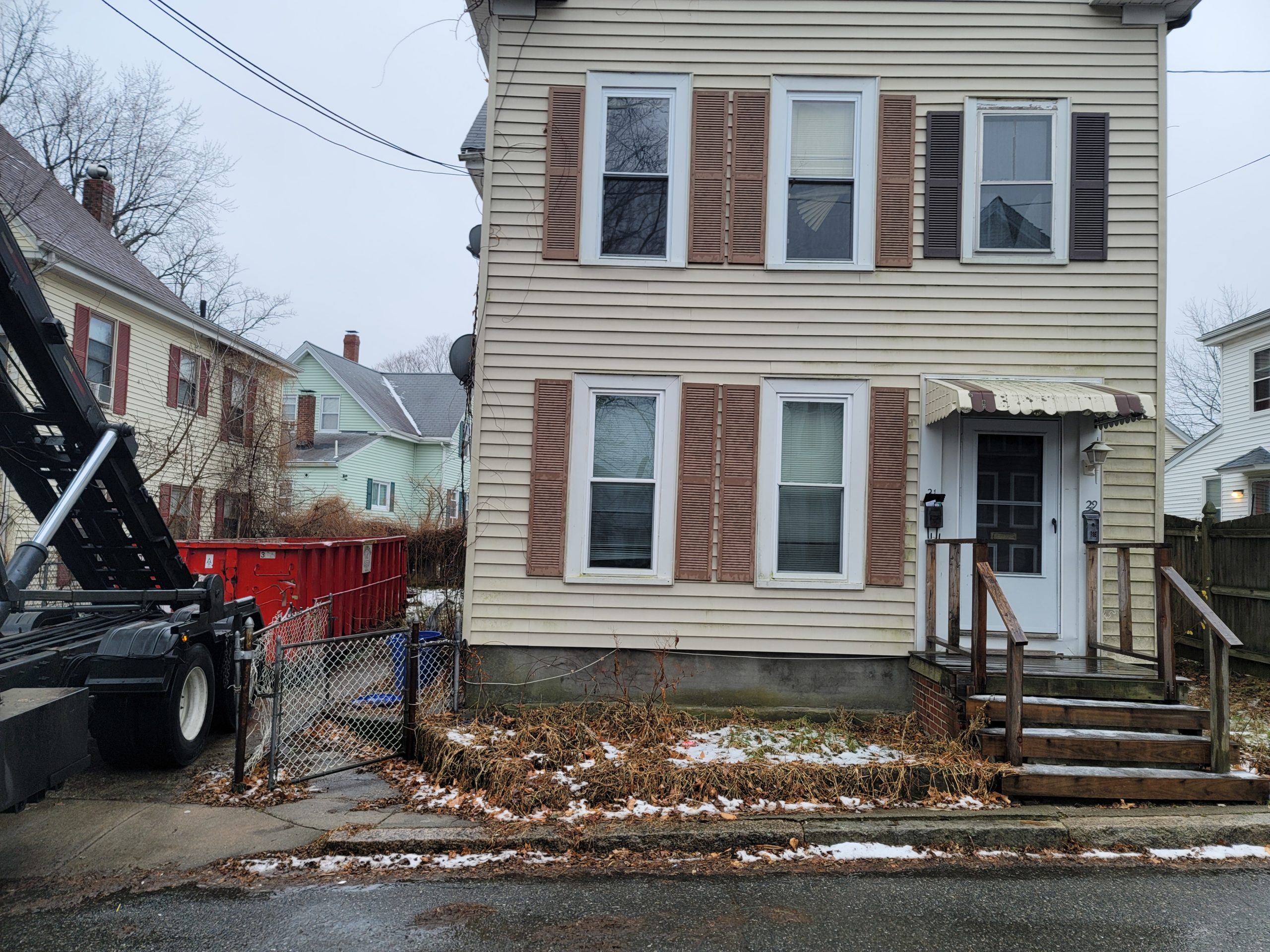 30 yard dumpster rental in Haverhill, MA for an interior renovation