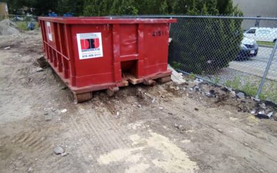15 yard dumpster for ABC delivered in Woburn, MA.
