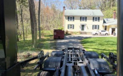 30 yard dumpster rental in Boxford, MA for a house cleanout.