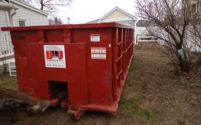 30 yard dumpster delivered to Salem, NH for a house cleanout.