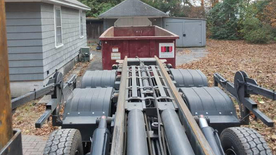 30 yard dumpster rental delivered to Tewksbury, MA for a house clean-out