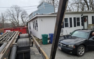 30 yard dumpster rental to dispose of construction debris in Billerica, MA