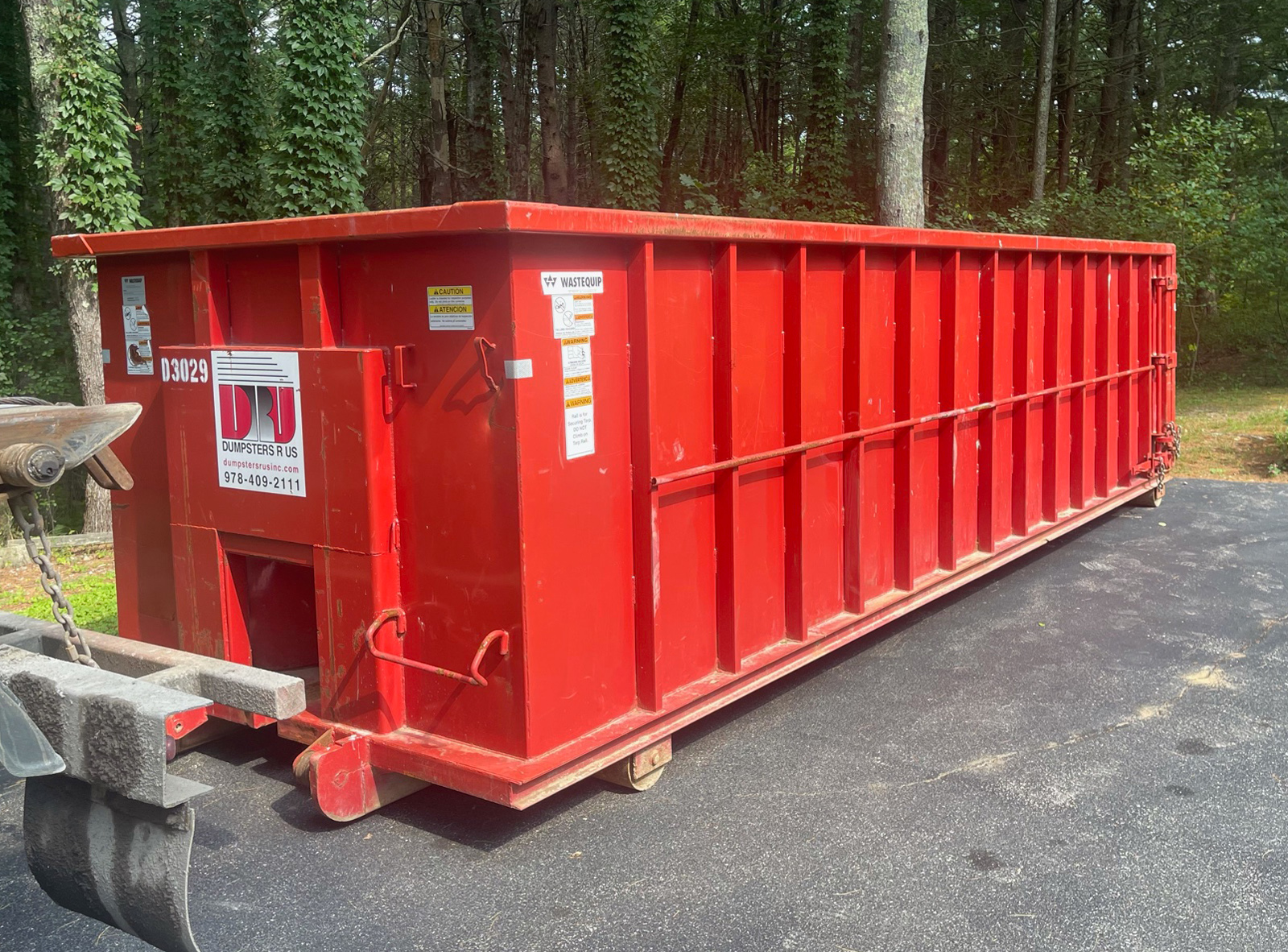 30 yard roll off dumpster rental