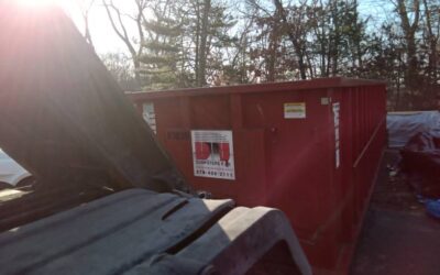 30 yard dumpster rental delivered in Andover, MA for a major house clean-out