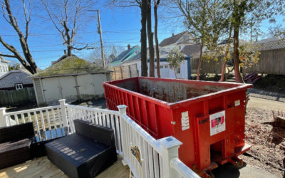 30 yard dumpster rental in Peabody, MA for a renovation project