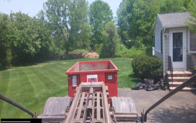 15 yard dumpster rental for a household cleanup job in Dracut MA