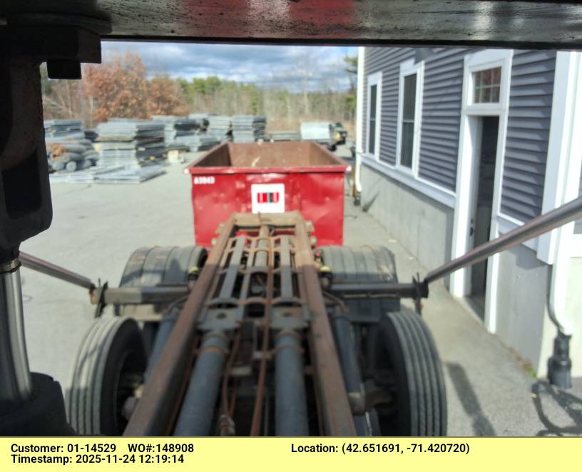 30 yard dumpster rental delivered in Westford, MA for an office clean-out

