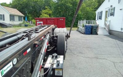 15 yard dumpster delivered in Danvers, MA for house hold junk.