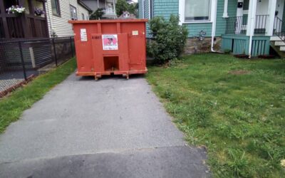 30 yard dumpster with a 4 ton weight limit delivered in Lawrence, MA