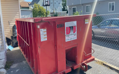 15 yard ABC dumpster rented in Lawrence, MA