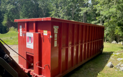 30 yard dumpster rental in Andover, MA for house cleanout.