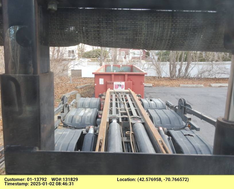 30 yard dumpster delivered in Manchester, MA for a building clean-out