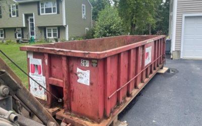 20 yard dumpster rental in Methuen, MA for Garage/Basement Clean Out