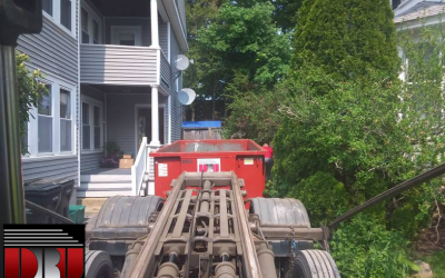 10 yard dumpster rental for an apartment clean out in Haverhill, MA