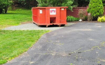15 yard dumpster with a 2 ton weight limit delivered in Danvers, MA