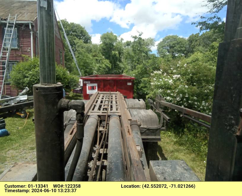 30 yard dumpster rental delivered in Peabody, MA for junk removal