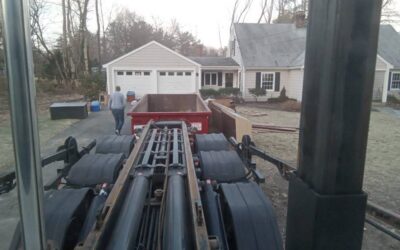 15 yard dumpster delivered to a home in South Hamilton, MA for a clean-out.