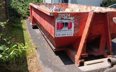 15 Yard Dumpster Rental Pickup in Wilmington, MA for a Basement Clean-out | Dumpsters R Us, Inc