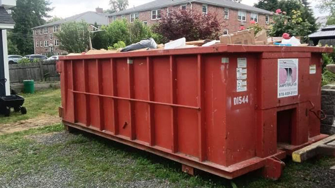 15 yard construction dumpster rental Methuen MA.