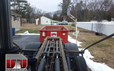 15 yard 2 ton dumpster disposing of household junk and construction debris Tewksbury MA