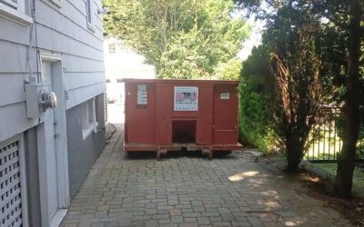 10-Yard Dumpster Rental in Medford, MA for renovation project
