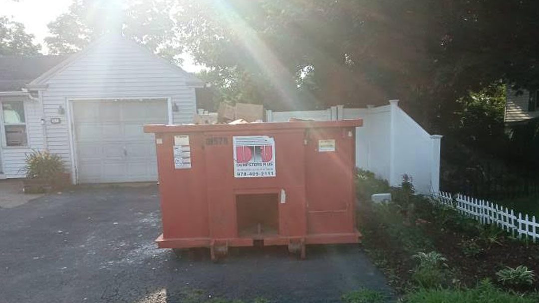 15-Yard Construction Dumpster Pickup in Lawrence, MA
