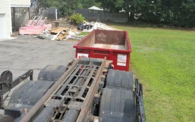 20-Yard Dumpster Delivery for a Remodeling Project in Dracut, MA