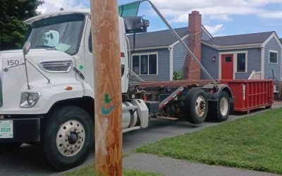 10-Yard Dumpster Rental Delivered to Danvers, MA 01923 for Residential Remodeling Project