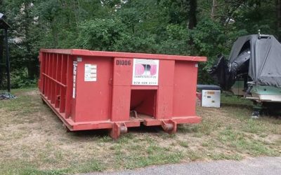 10-Yard Construction Dumpster in Tewksbury, MA
